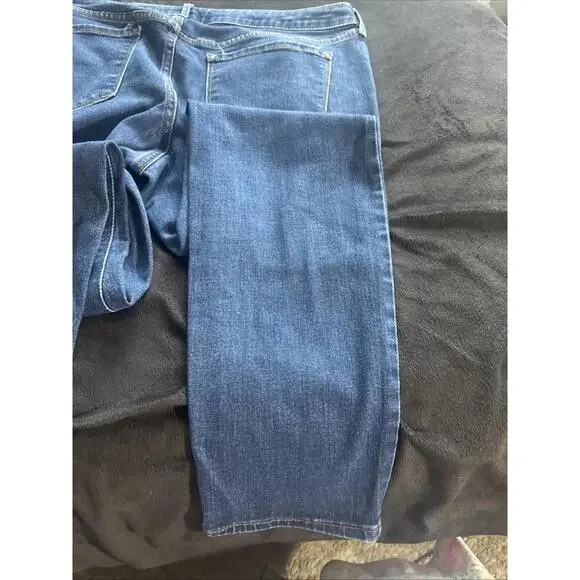 Old Navy Pop Icon Skinny Jeans Womens Sz 14 Blue Light Wash Denim‎ Stretch - Picture 11 of 14